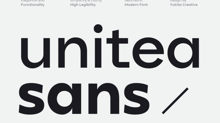 Unitea Sans Font Family