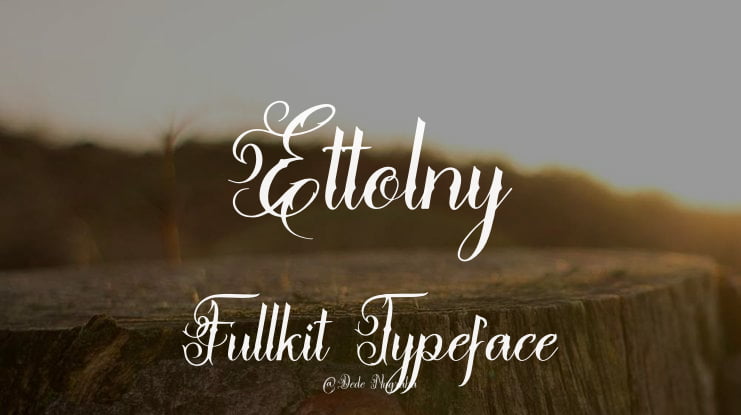 Ettolny Fullkit Font