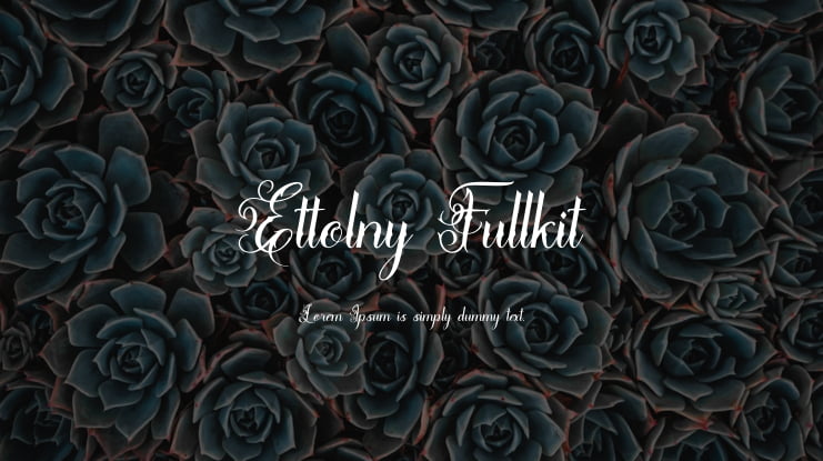 Ettolny Fullkit Font