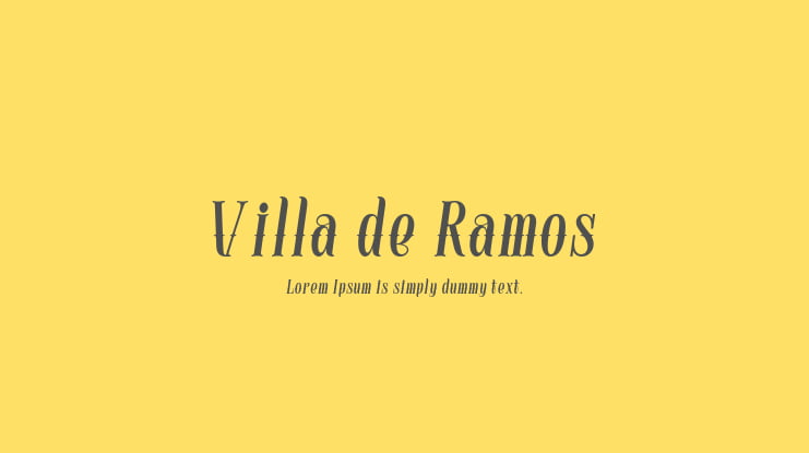 Villa de Ramos Font