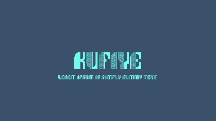 Kufiye Font