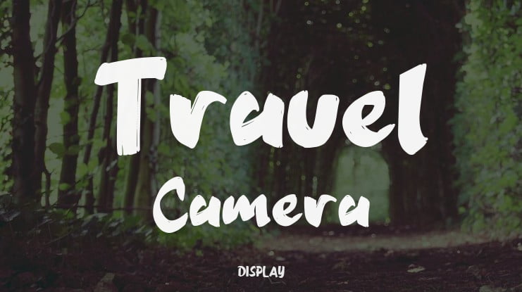 Travel Camera Font