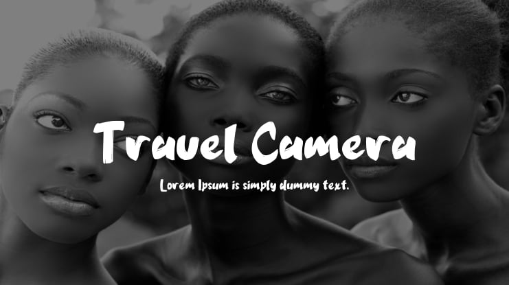 Travel Camera Font