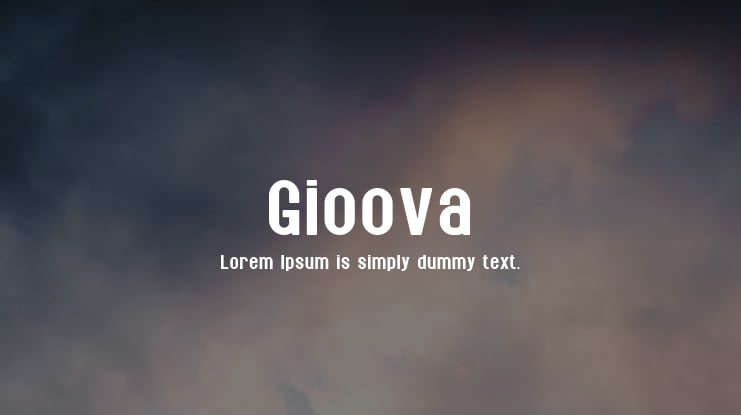 Gioova Font