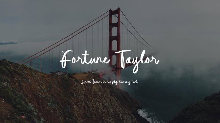 Fortune Taylor Font