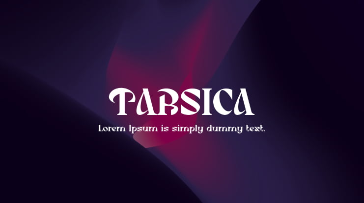 TARSICA Font