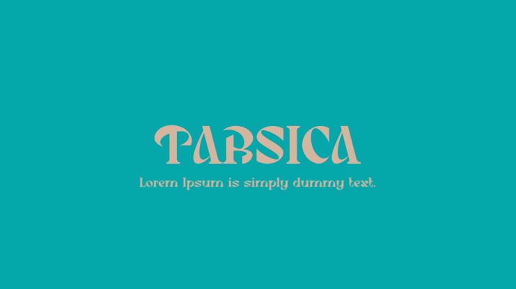 TARSICA Font