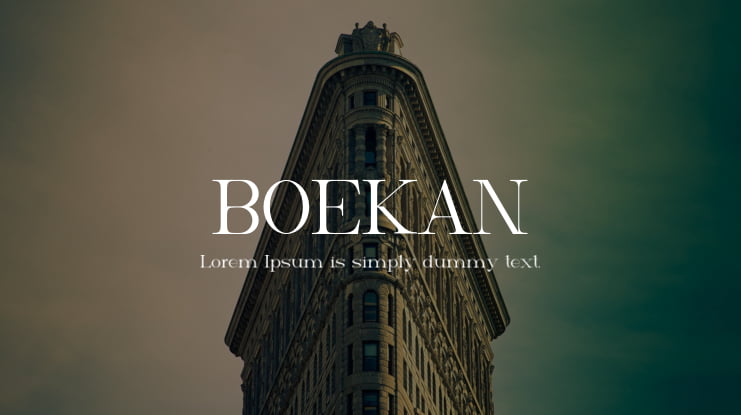 BOEKAN Font Family