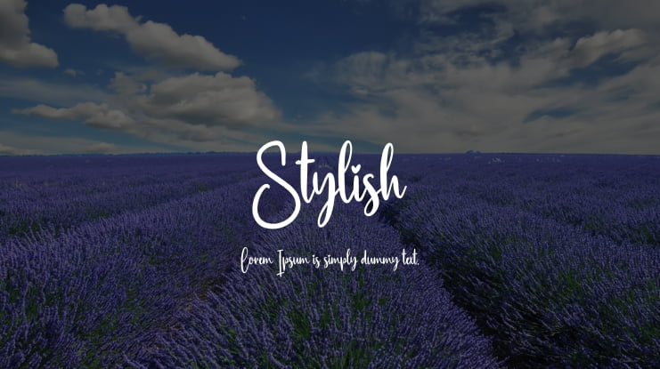 Stylish Font