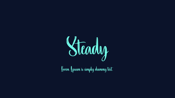 Steady Font