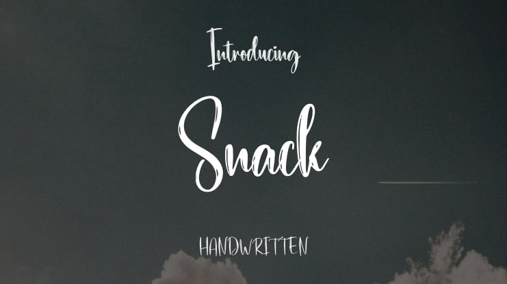 Snack Font