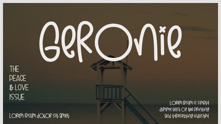 Geronie Font