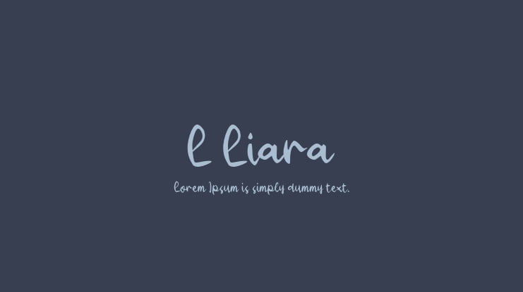 L Liara Font