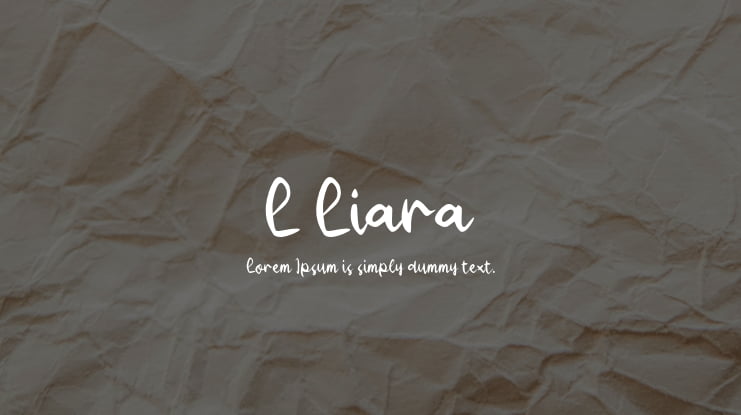 L Liara Font