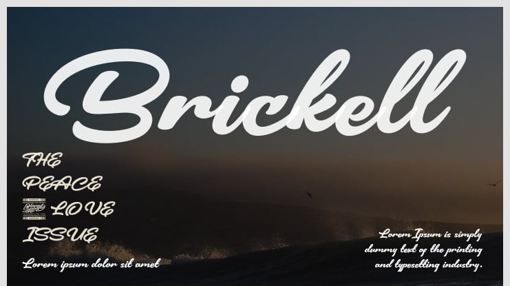 Brickell Font