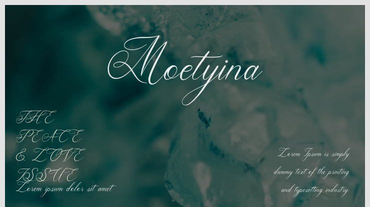 Moetyina Font