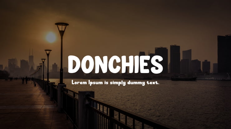 DONCHIES Font