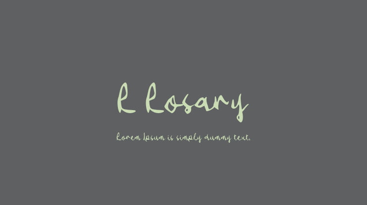 L Losary Font