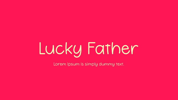 Lucky Father Font