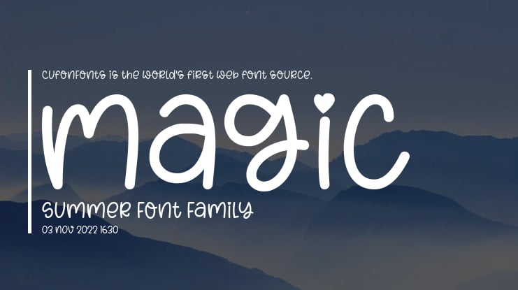 Magic Summer Font