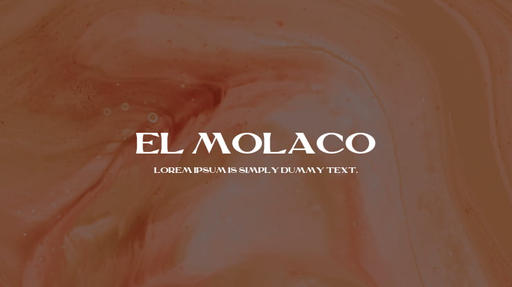 EL MOLACO Font