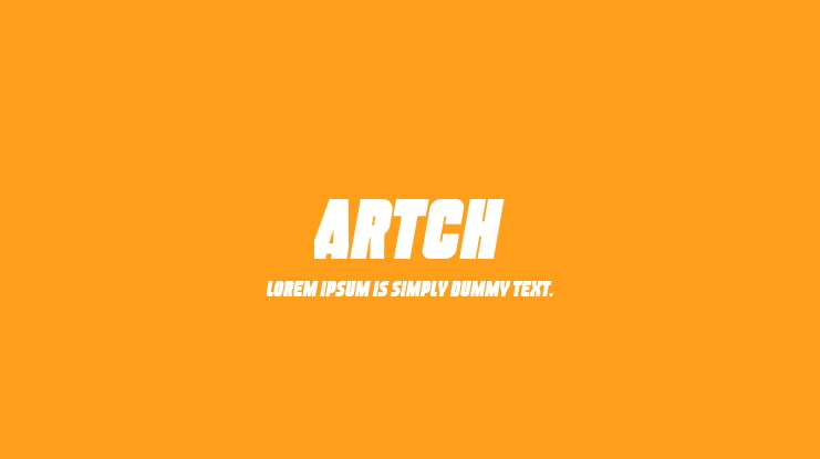 Artch Font