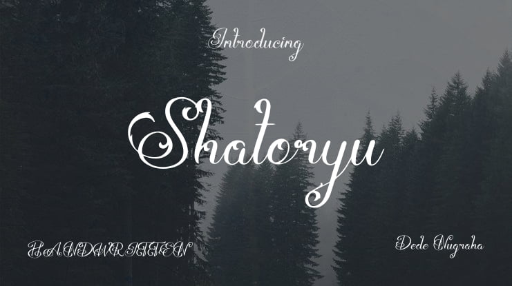 Shatoryu Font