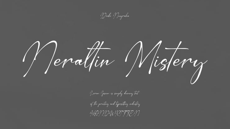 Neraltin Mistery Font