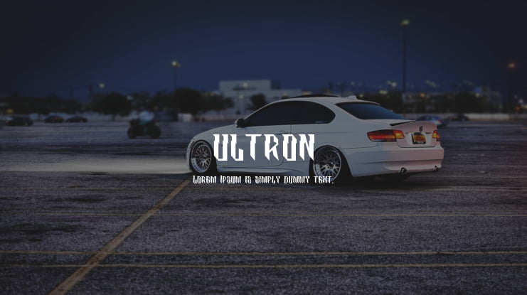 ultron Font