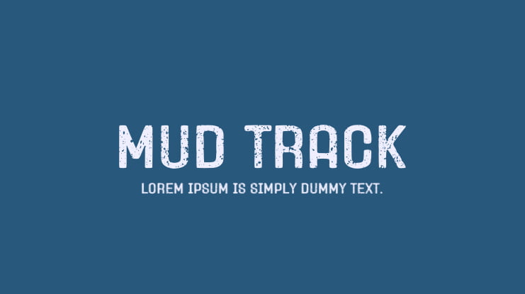 Mud Track Font