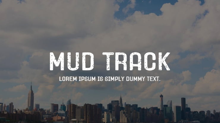 Mud Track Font