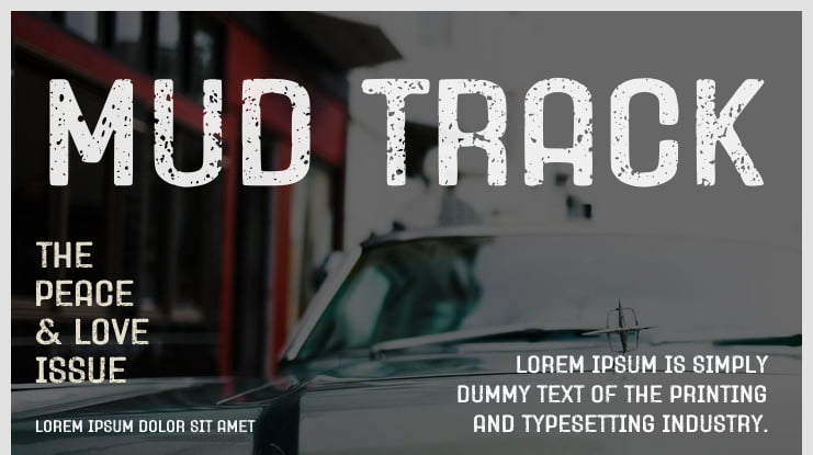 Mud Track Font