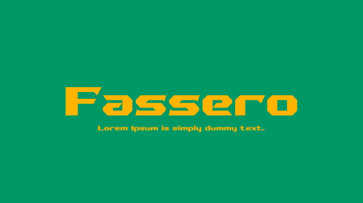 Fassero Font