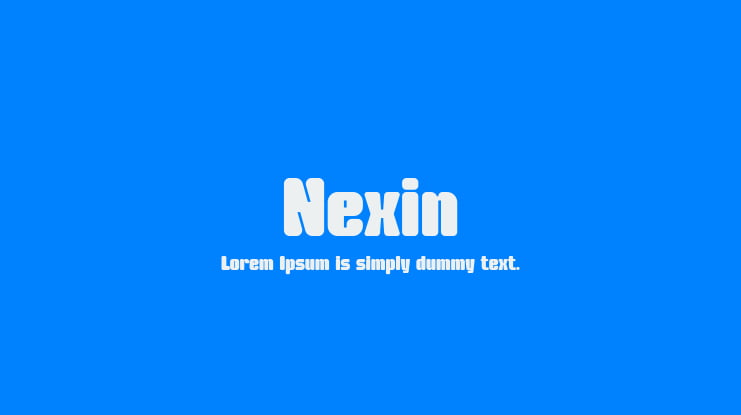 Nexin Font