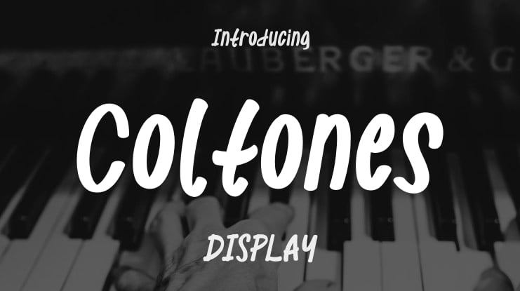 Coltones Font