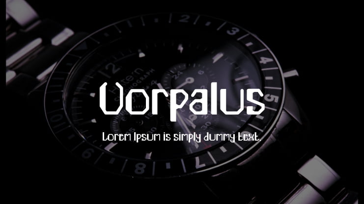 Vorpalus Font