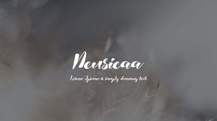 Neusicaa Font