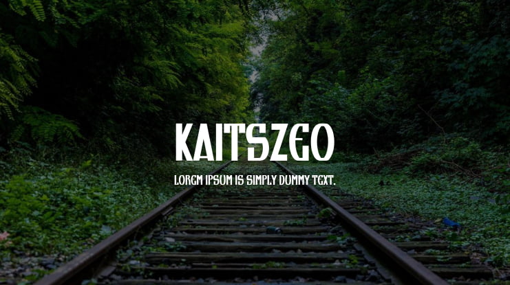 Kaitszeo Font