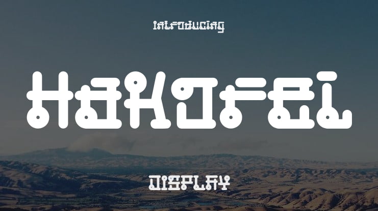 Hakorel Font