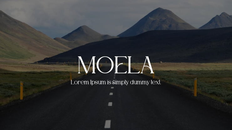 MOELA Font Family