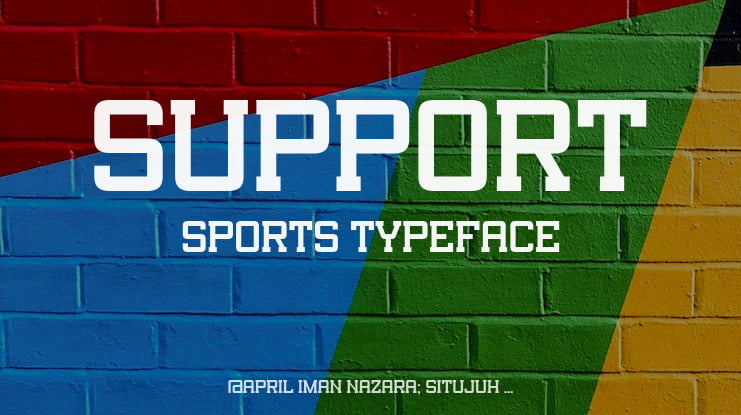 Support Sports Font