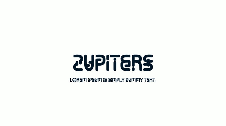 Zupiters Font