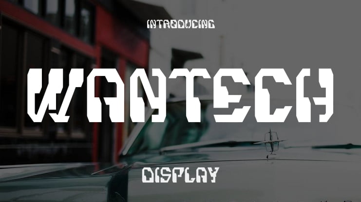 Wantech Font