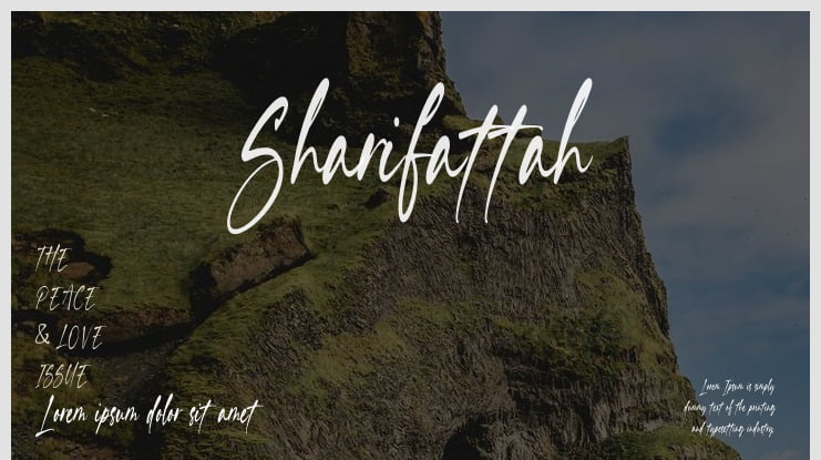 Sharifattah Font