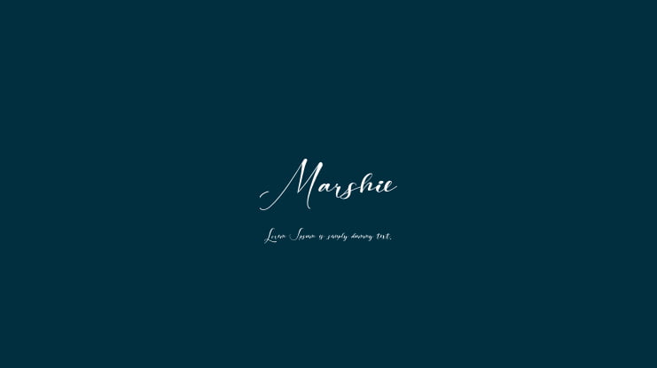 Marshie Font