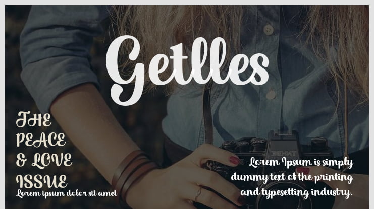 Getlles Font