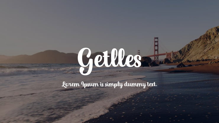 Getlles Font