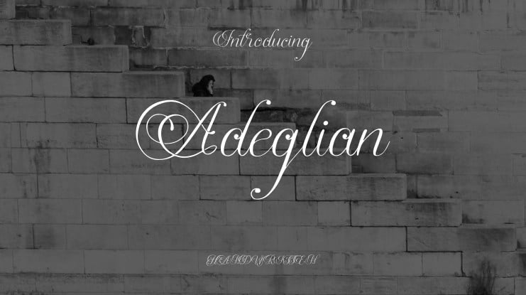 Adeglian Font