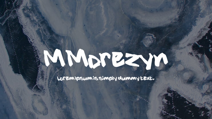 M Morezyn Font