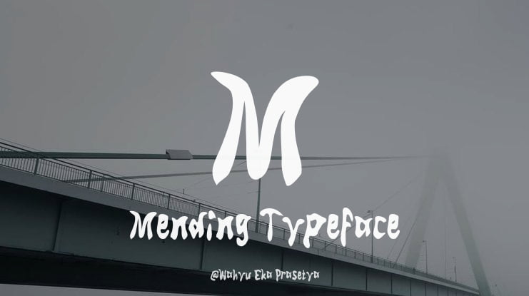 M Mending Font